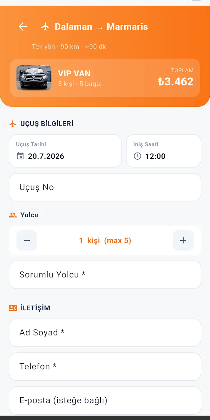 Dalaman Havalimanı Transfer — Dalaman Havalimanı odaklı transfer